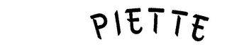 PIETTE logo