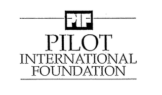 PIF PILOT INTERNATIONAL FOUNDATION logo