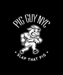 PIG GUY NYC * SLAP THAT PIG * logo