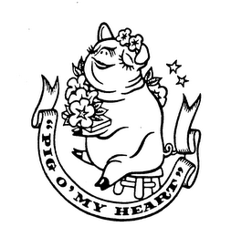 "PIG O'MY HEART" logo