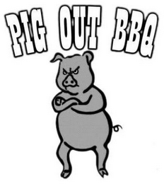 PIG OUT BBQ logo