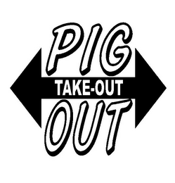 PIG OUT TAKE-OUT logo