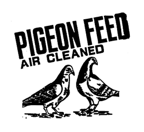 PIGEON FEED AIR CLEANED logo