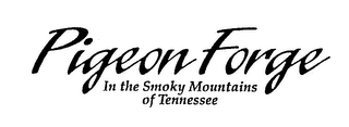 PIGEON FORGE IN THE SMOKY MOUNTAINS OF TENNESSEE logo