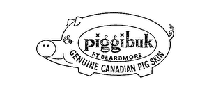 PIGGIBUK BY BEARDMORE GENUINE CANADIAN PIG SKIN logo