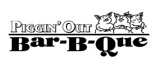 PIGGIN' OUT BAR-B-QUE logo