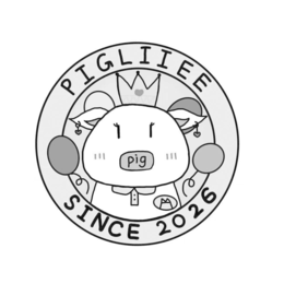 PIGLIIEE PIG SINCE 2026 logo