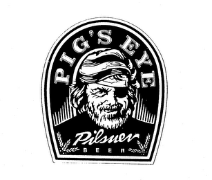 PIG'S EYE PILSNER BEER logo