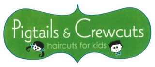 PIGTAILS & CREWCUTS HAIRCUTS FOR KIDS logo