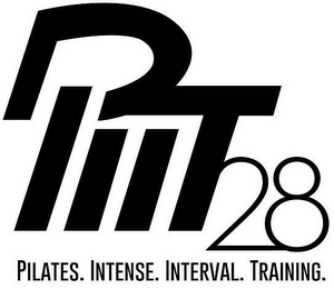 PIIT28 PILATES. INTENSE. INTERVAL. TRAINING. logo