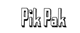 PIK PAK logo