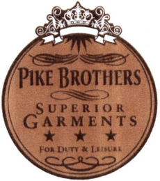PIKE BROTHERS SUPERIOR GARMENTS logo