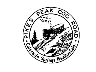 PIKE'S PEAK COG ROAD - COLORADO SPRINGS - MANITOU, COLO. logo