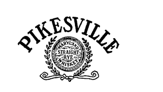 PIKESVILLE MARYLAND STRAIGHT RYE WHISKEY logo