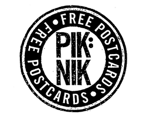 PIK:NIK FREE POSTCARDS logo