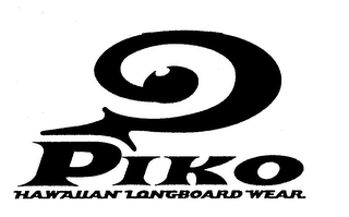 PIKO HAWAIIAN LONGBOARD WEAR logo