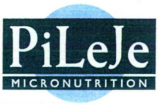 PILEJE MICRONUTRITION logo