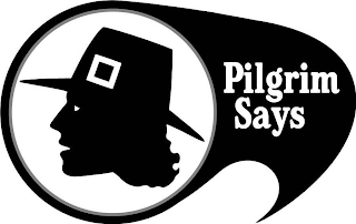 PILGRIM SAYS logo