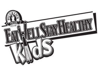 PILGRIM'S PRIDE BO PILGRIM EAT WELL STAY HEALTHY KIDS logo