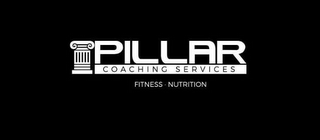 PILLAR COACHING SERVICES FITNESS · NUTRITION logo