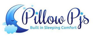 PILLOW PJS BUILT IN SLEEPING COMFORT logo