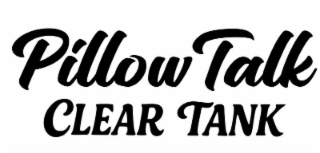 PILLOW TALK CLEAR TANK logo