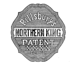 PILLSBURY'S NORTHERN KING PATENT FLOUR XXXX logo