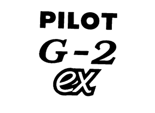 PILOT G - 2 EX logo