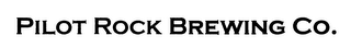PILOT ROCK BREWING CO. logo