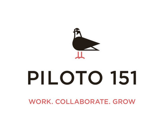 PILOTO 151 WORK. COLLABORATE. GROW logo