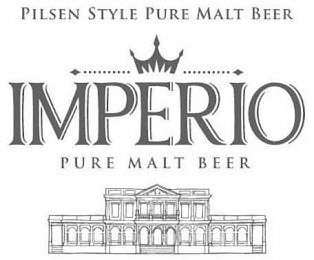 PILSEN STYLE PURE MALT BEER IMPERIO PURE MALT BEER logo