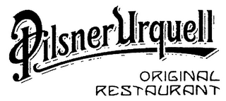 PILSNER URQUELL ORIGINAL RESTAURANT logo