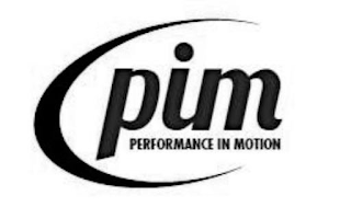 PIM PERFORMANCE IN MOTION logo