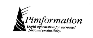 PIMFORMATION USEFUL INFORMATION FOR INCREASED PERSONAL PRODUCTIVITY. logo