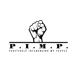 P.I.M.P. POSITIVELY INFLUENCING MY PEOPLE logo