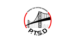 PIMPED THE SYSTEM DESIGNS P.T.S.D. logo