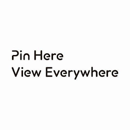 PIN HERE VIEW EVERYWHERE logo