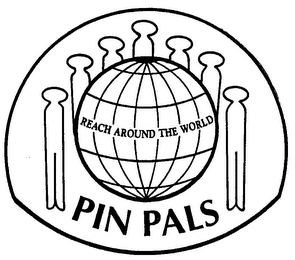 PIN PALS REACH AROUND THE WORLD logo