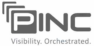 PINC VISIBILITY. ORCHESTRATED. logo