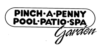 PINCH A PENNY POOL PATIO SPA GARDEN logo