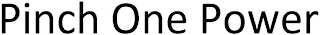 PINCH ONE POWER logo