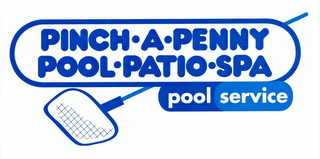 PINCH·A·PENNY POOL·PATIO·SPA POOL SERVICE logo