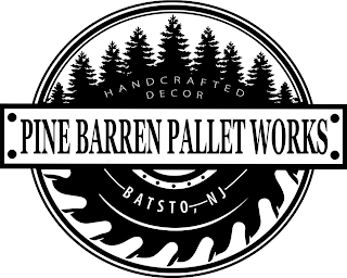 PINE BARREN PALLET WORKS HANDCRAFTED DECOR BATSO, NJ logo