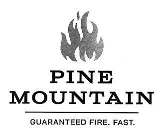 PINE MOUNTAIN GUARANTEED FIRE. FAST. logo