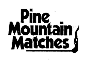 PINE MOUNTAIN MATCHES logo