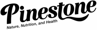 PINESTONE NATURE, NUTRITION, AND HEALTH logo