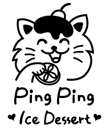 PING PING ICE DESSERT logo