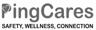 PINGCARES SAFETY, WELLNESS, CONNECTION logo