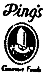 PING'S GOURMET FOODS logo