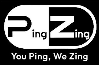 PINGZING YOU PING, WE ZING logo